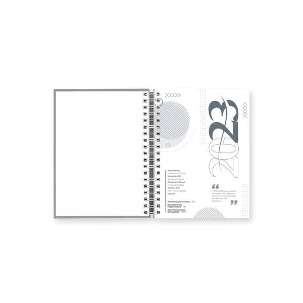 Agenda Mensal Capa Dura Personalizada