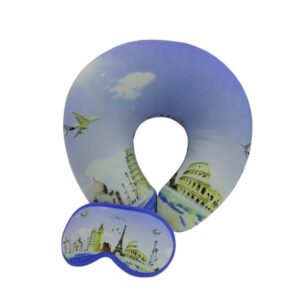 Almofada de Pescoço e Tapa Olho Personalizado