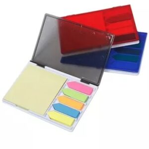 Bloco promocional em estojo plástico