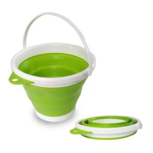 Balde Retratil Dobravel Flexivel 10 Litros Silicone Atacado