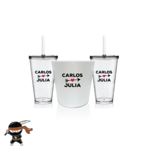 Balde de gelo personalizado namorados