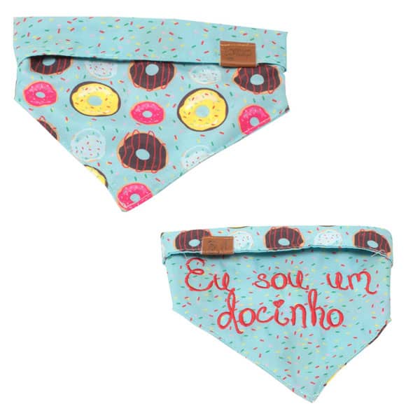 Bandana Donuts Rosa Personalizada