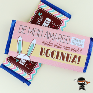Barra de chocolate personalizada