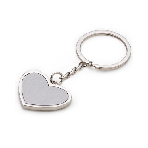 Chaveirinhos personalizados em formato de coração