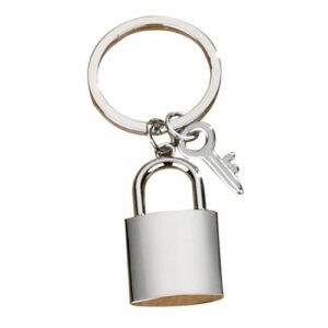 Chaveiro de metal cadeado personalizado