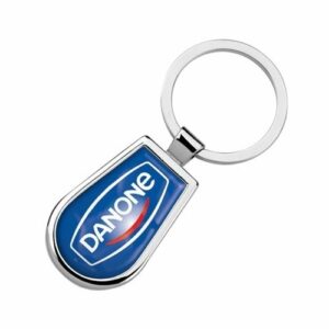 Chaveiro promocional de metal com resina