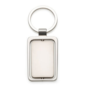 Chaveiro promocional de metal giratório