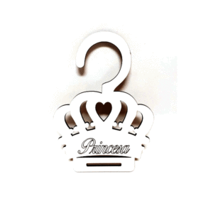 Cabide Coroa Princesa Personalizado