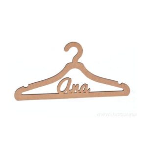 Cabide Feminino Personalizado 40x16 MDF Madeira