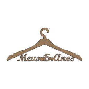 Cabide Meus 15 anos em MDF Personalizado