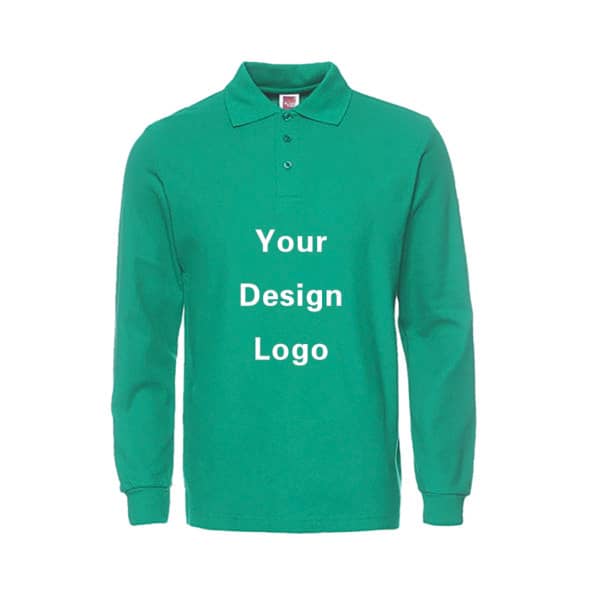 Camisa Polo Manga Longa Personalizada