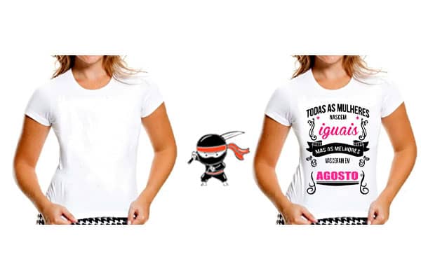 Camisetas personalizadas para aniversário