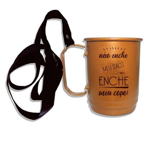 Canecas de Alumínio Personalizadas com Cordão Goiânia
