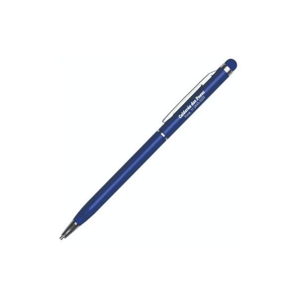 Caneta Metal Roller de Alumínio Escrita em Azul Personalizada