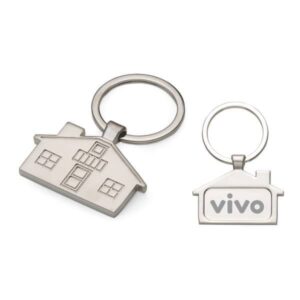 Chaveiro 3D no Formato de Casa Personalizado