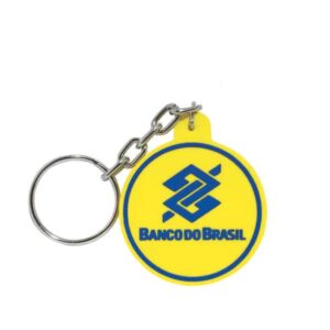 Chaveiro Emborrachado Banco Brinde