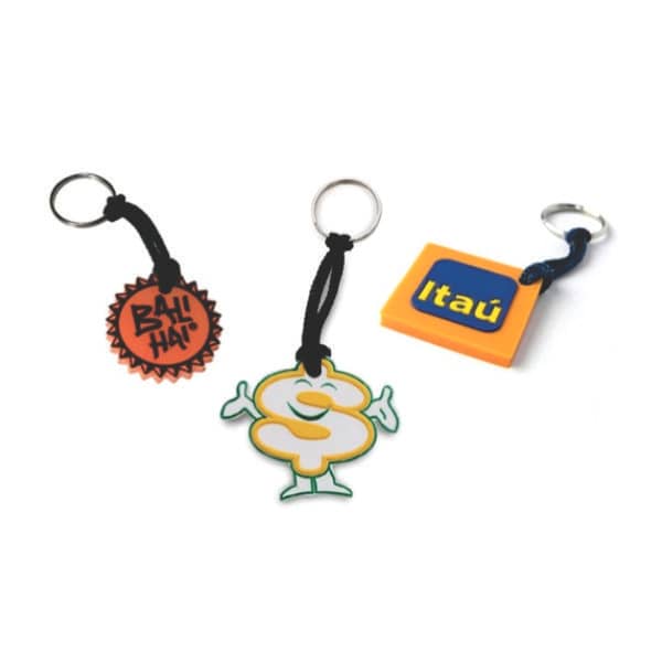 Chaveiro Emborrachado Banco Brinde