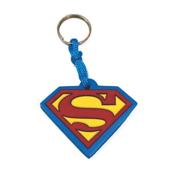 Chaveiro Emborrachado Super Man Brinde