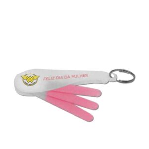 Chaveiro Lixa de Unha Colorida Personalizado