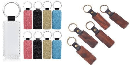 Chaveiro de Couro Personalizado com Nome