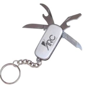 Chaveiro de Metal com Canivete Personalizado