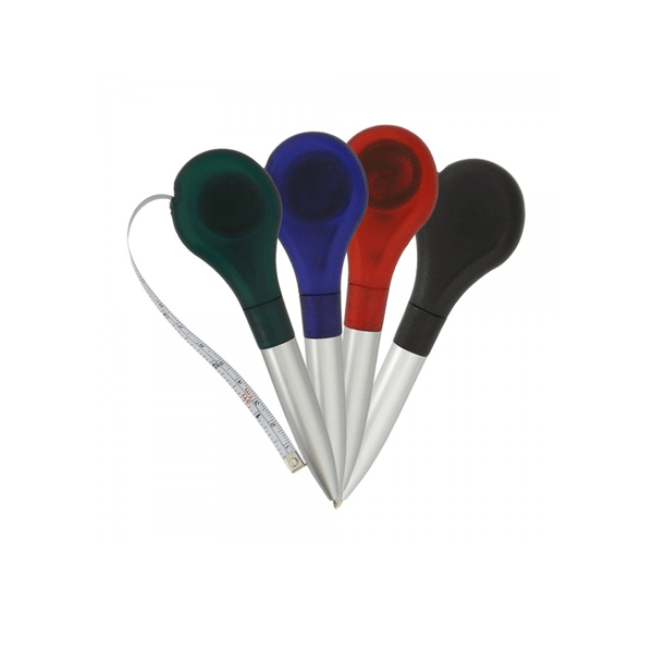 Conjunto De 5 Canetas Personalizadas Multifunção com Trena