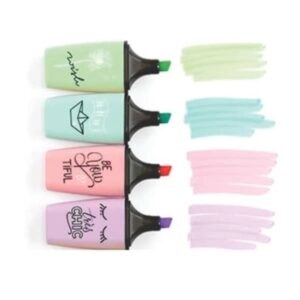 Conjunto com Mini Canetas Marca Texto