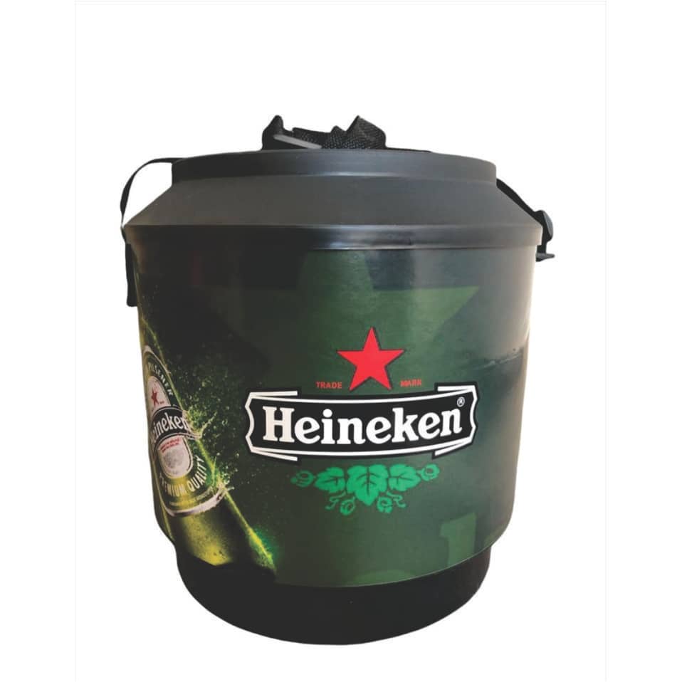 Cooler Térmico Redondo Estampa Brewery 30 Litros com Alça