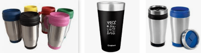 Copo térmico personalizado para brinde