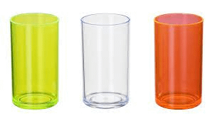 Copos de acrílico para festas