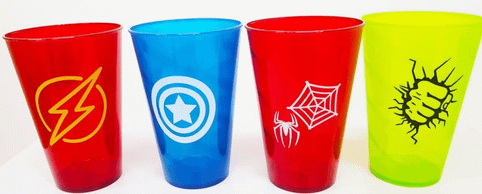 Copos personalizados aniversário