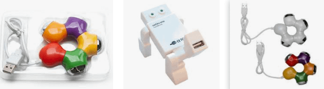 Hub 4 portas personalizado