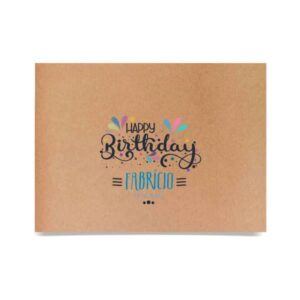 Jogo Americano Personalizado Aniversário