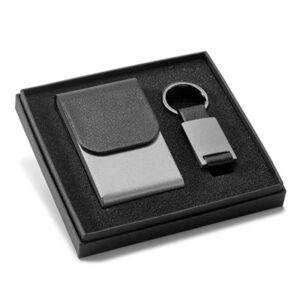 Kit porta cartão com chaveiro