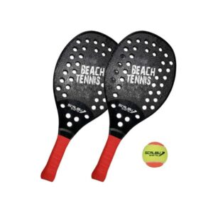 Kit Beach Tennis Bolinha e Raquete