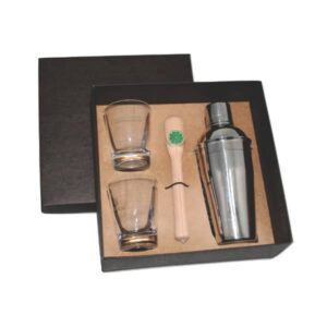 Kit Bebida com 2 Mexedores e Socador Cachaça