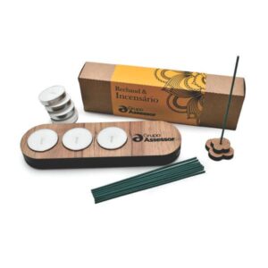 Kit Bem Estar Incenso Aromático Personalizado
