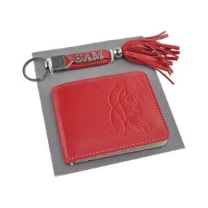 Kit Carteira e Chaveiro Couro Personalizado