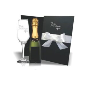 Kit Champanhe com Taças Bistro Personalizado