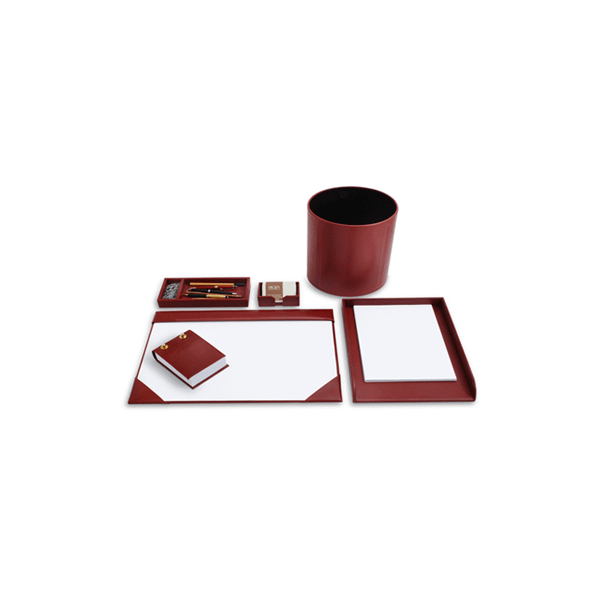 Kit Escritório de Couro Corporativo Personalizado