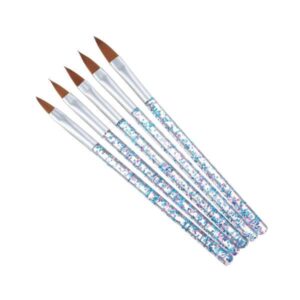 Kit Pincel de Acrilico com 5 Peças