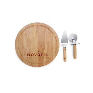 Kit Pizza em Bambu Personalizado