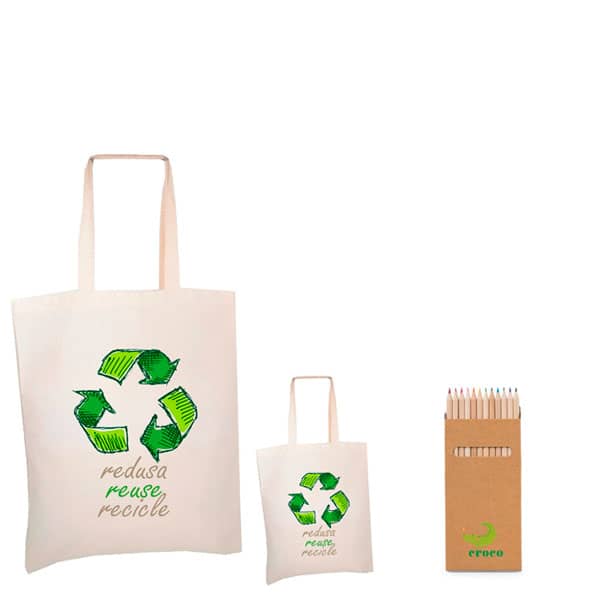 Kit Sacola Anti Stress e Lápis de Cor Brinde