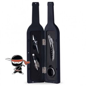 Kit Vinho Garrafa 4 Peças