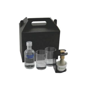 Kit Vodka Absolut 200ML com 2 Copos