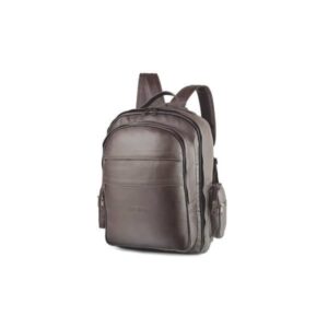 Mochila em Couro com Porta Cartão