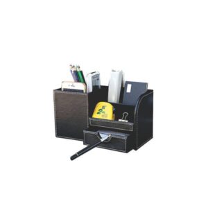 Organizador de Mesa em Couro Caixa Personalizado