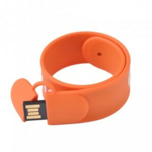Pen drive pulseira colorida personalizada