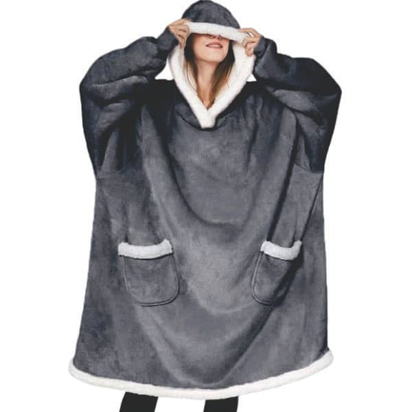 Pijama sobretudo cobertor de vestir oversize