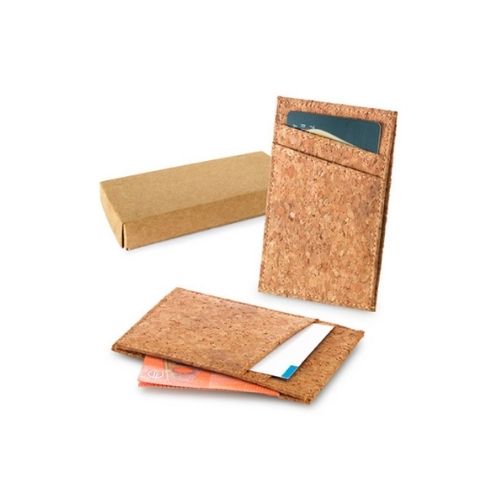 Porta Cartão de Crédito em Cortiça Personalizado